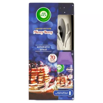 Set Air Wick Freshmatic - Odorizant alb + rezervă - Fructe de pădure, 250ml